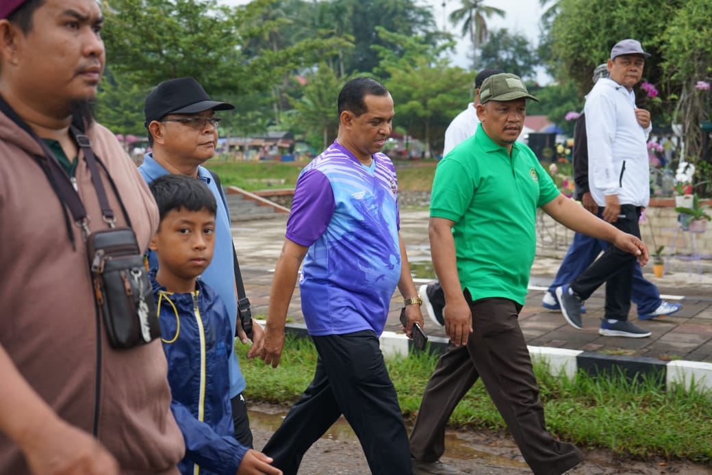 Pererat Silaturahmi, Ketua PCNU Payakumbuh H. Mustafa Ajak Pengurus Olahraga Bersama di Kawasan Batang Agam