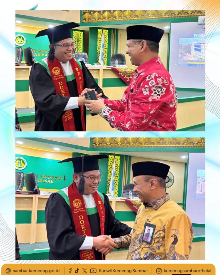 Kakankemenag Kota Payakumbuh Raih Gelar Doktor, Inspirasi Baru bagi Kementerian Agama